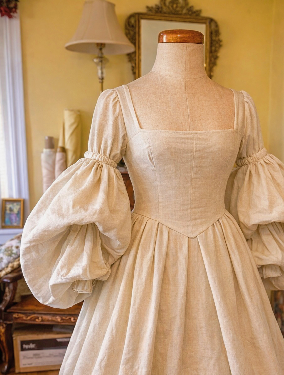 Custom Tudor Style Gown