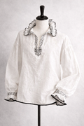 Blackwork Linen Unisex Chemise/Smock